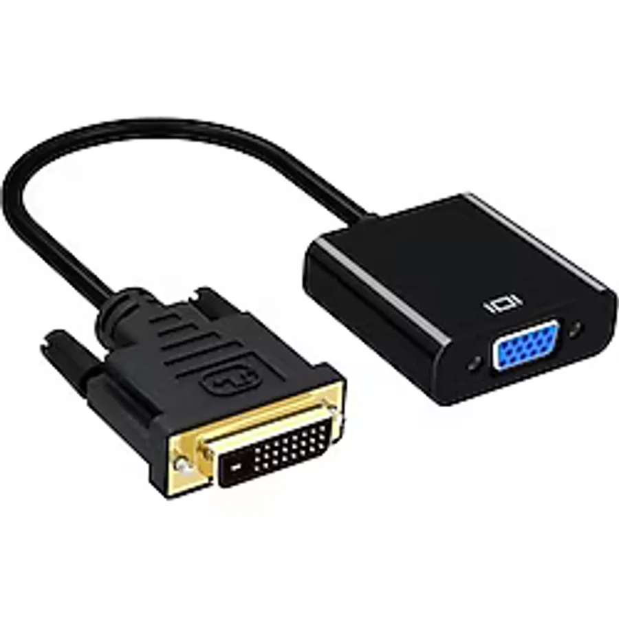 Dvi To Vga Aktif Dönüştürücü Kablo (Dvi-D Erkek - Vga) DVI VGA