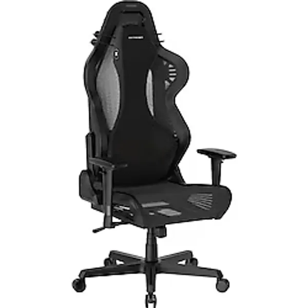 Dxracer Aır Serisi Oyun Koltuğu, Hava Ağı, Ergonomik, 135° Yatma, 3D Kolçak, Ayarlanabilir Bel Yatağı, Serinletici Jel Baş Yastığı, Hafıza Köpüğü Bel Yastığı, Sınıf 4 Hidrolik, Siyah Gc/lafmea/n.n