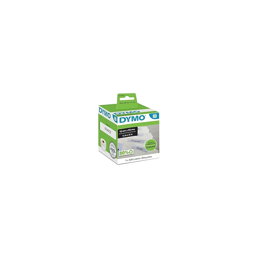 DYMO 12x50mm Askılı Dosya Etiketleri (99017)