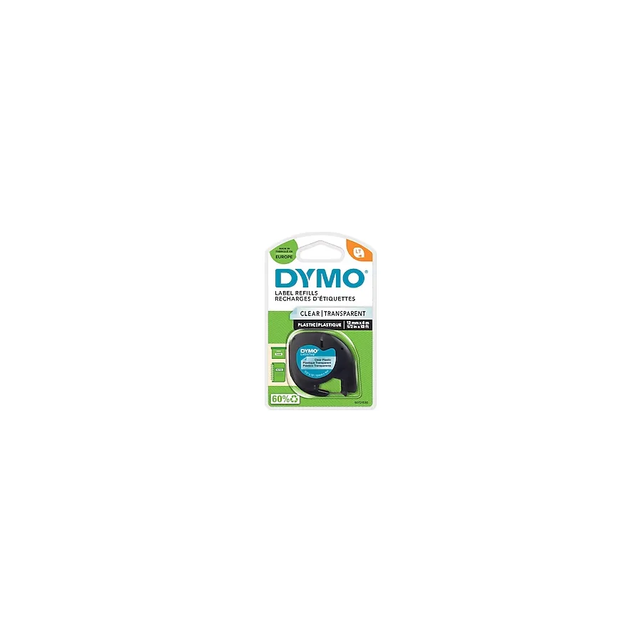 DYMO S0721530 LetraTag Plastik ŞeffaF Şerit ( 12 mm X 4 mt ) 12267