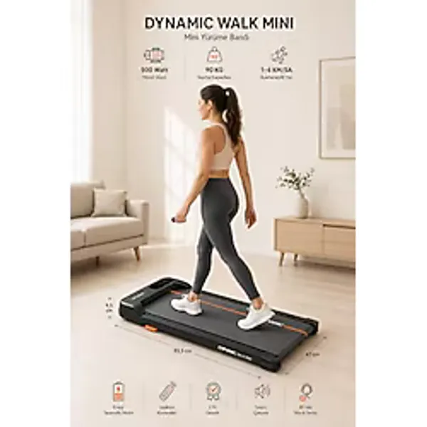 Dynamic Walk Mini Uzaktan Kumandalı Koşu Bandı