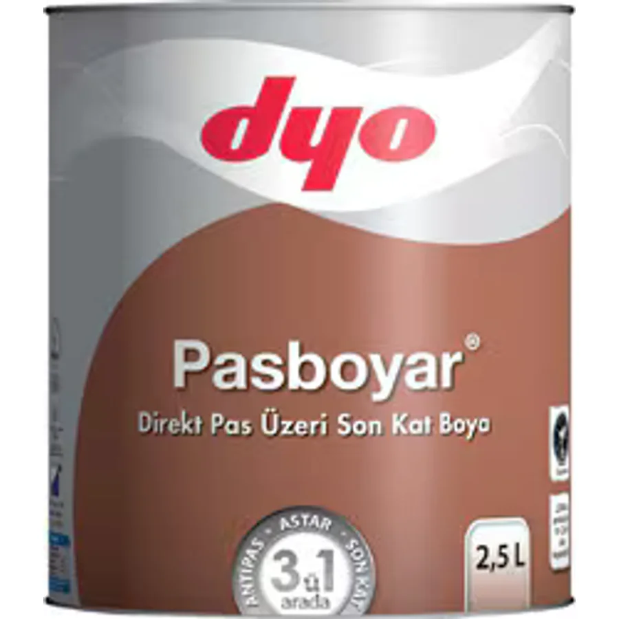 Dyo Pasboyar 2.5 lt Pas Boyası - Gümüş