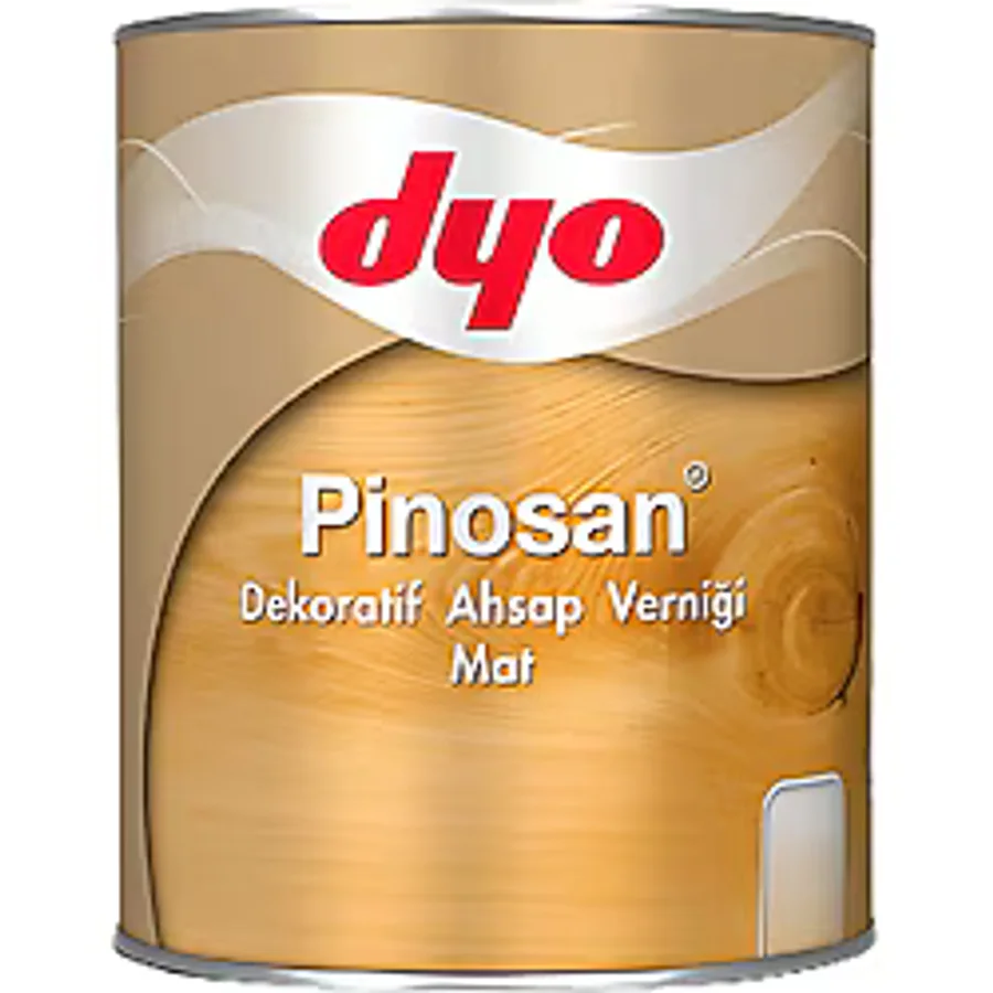 Dyo Pinosan Dekoratif Ahşap Koruyucu Vernik Mat 0,75L - 2,5l Iç ve Dış Mekan Kullanımına Uygun - Açık Meşe