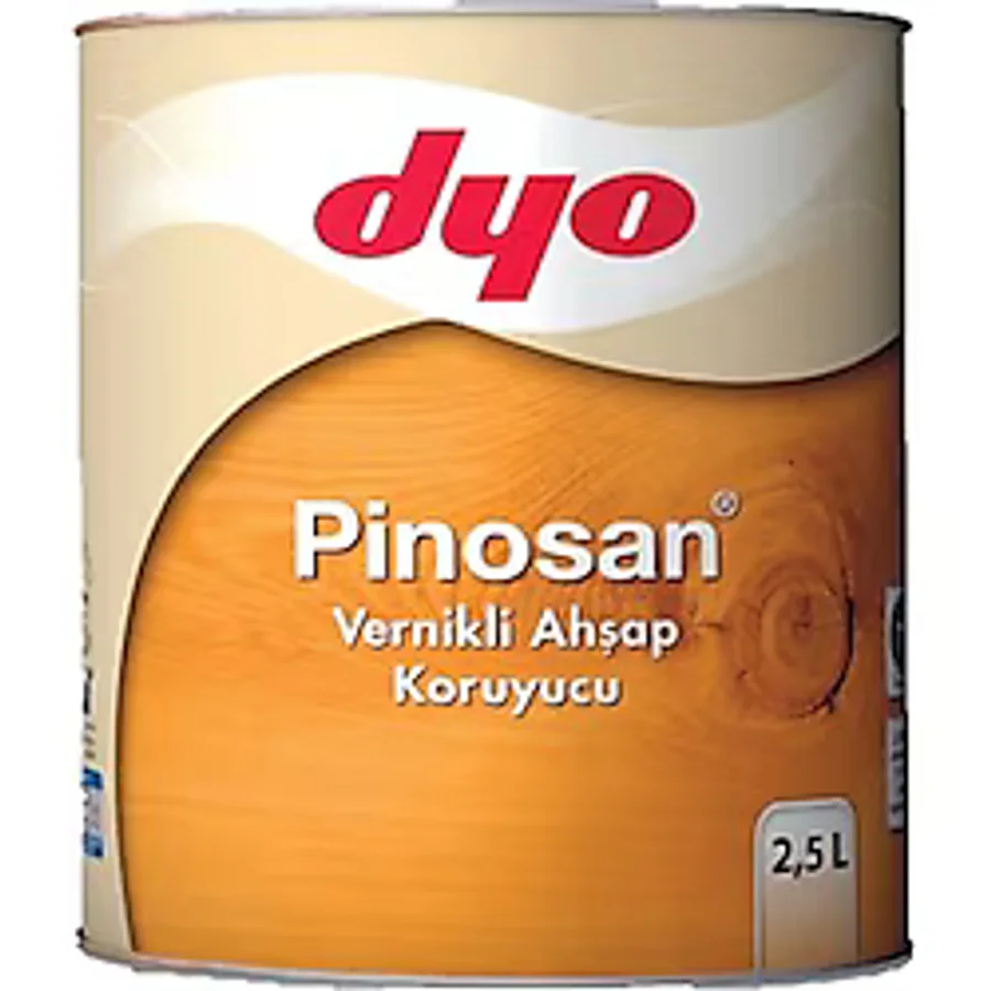 Dyo Pinosan Vernikli Naturel 2.5 lt Ahşap Koruyucu