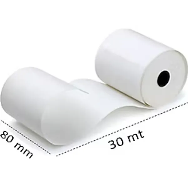 E Ambalaj Termal Rulo Pos Kağıdı - 10 Lu Paket - 80X30