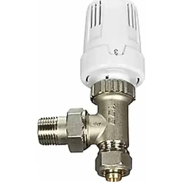 E.C.A Yeni tip Termostatik Vana Pex Trv4 Termostatık Vana Köşe Tip 1/2
