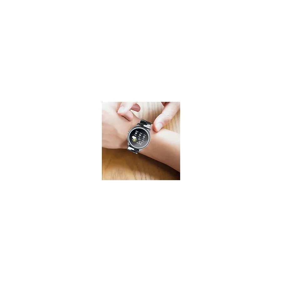 E2M Huawei Watch 20mm KRD-24 Kamuflaj Kordon Mavi