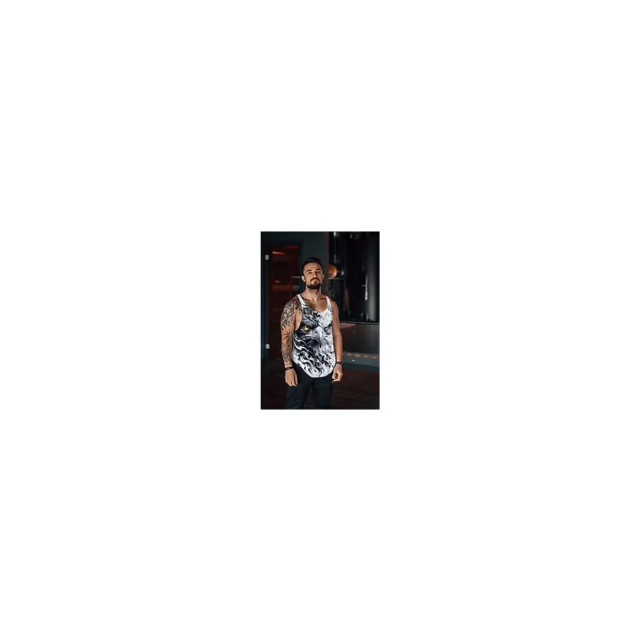 Eagle Eye Fire Gym Fitness Tank Top Sporcu Atleti