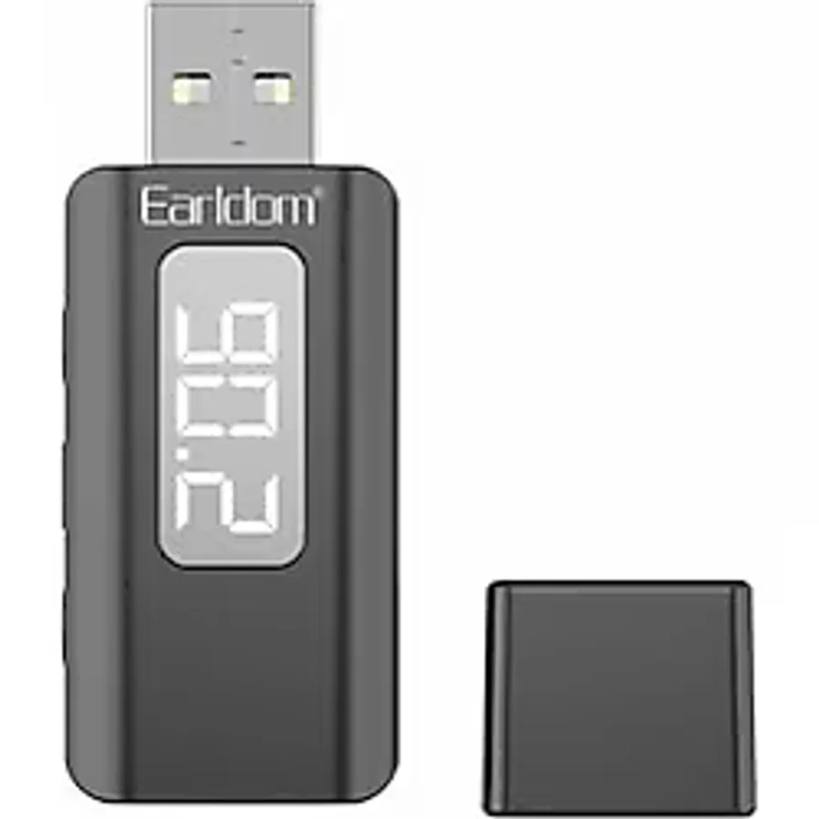 Earldom BR17 BT 5.3 SD Kart ve Aux Çıkışlı Arama Destekli Dijital Ekranlı 2in1 USB FM Transmitter
