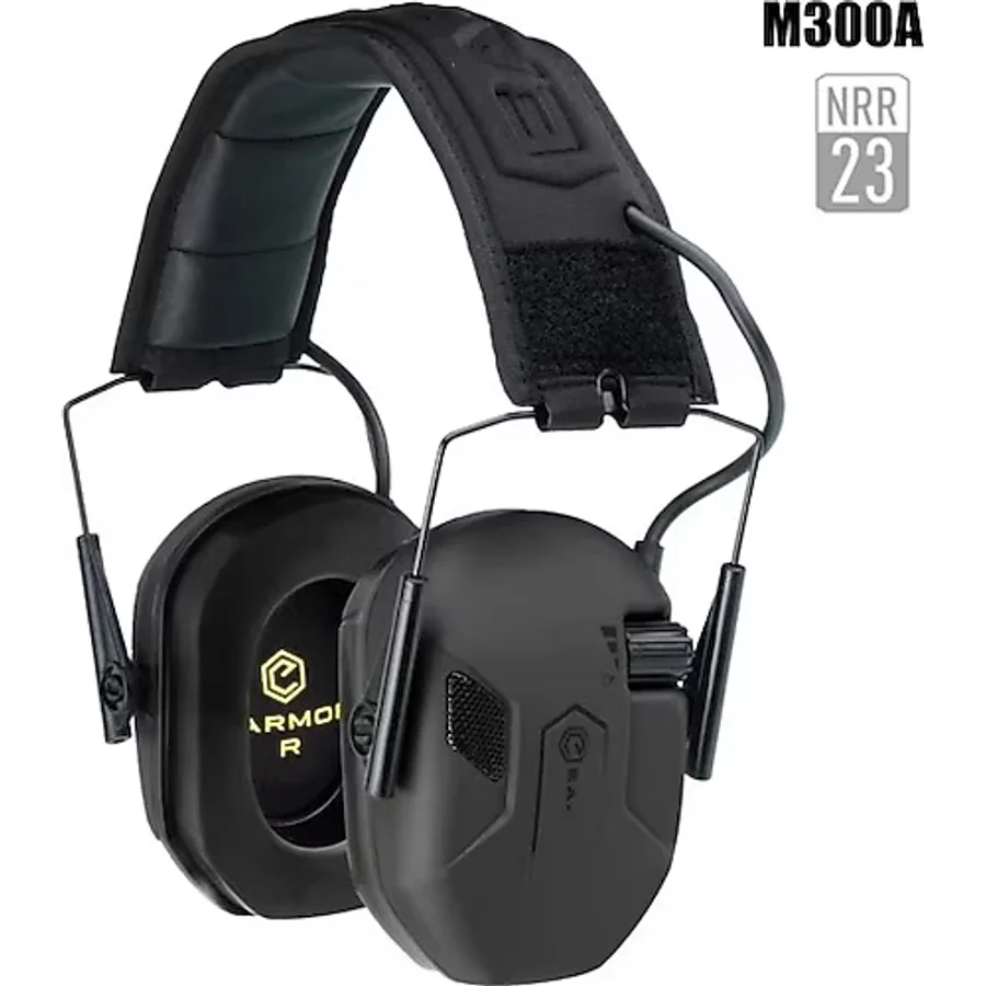 Earmor M300A Elektronik Atış Kulaklığı Kulak Koruması (Coyote Brown) Kahverengi M300A-CB - Standart - 1 Adet
