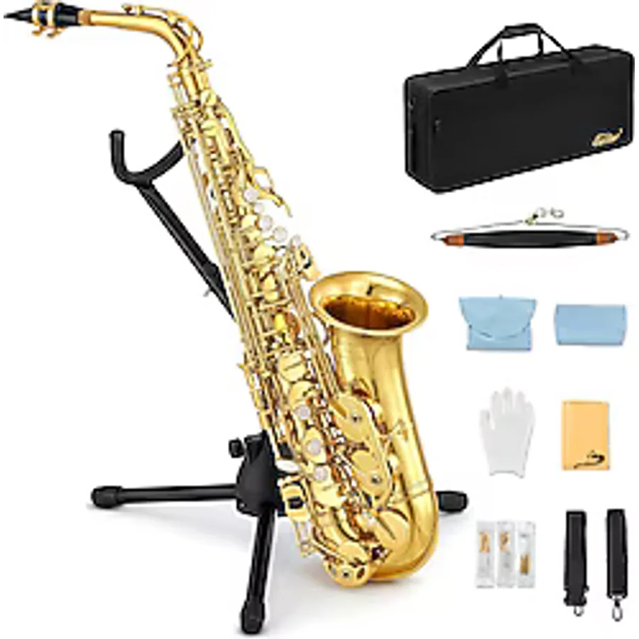 Eastar AS-II Student Gold Lacquer Mi Bemol Alto Saksafon