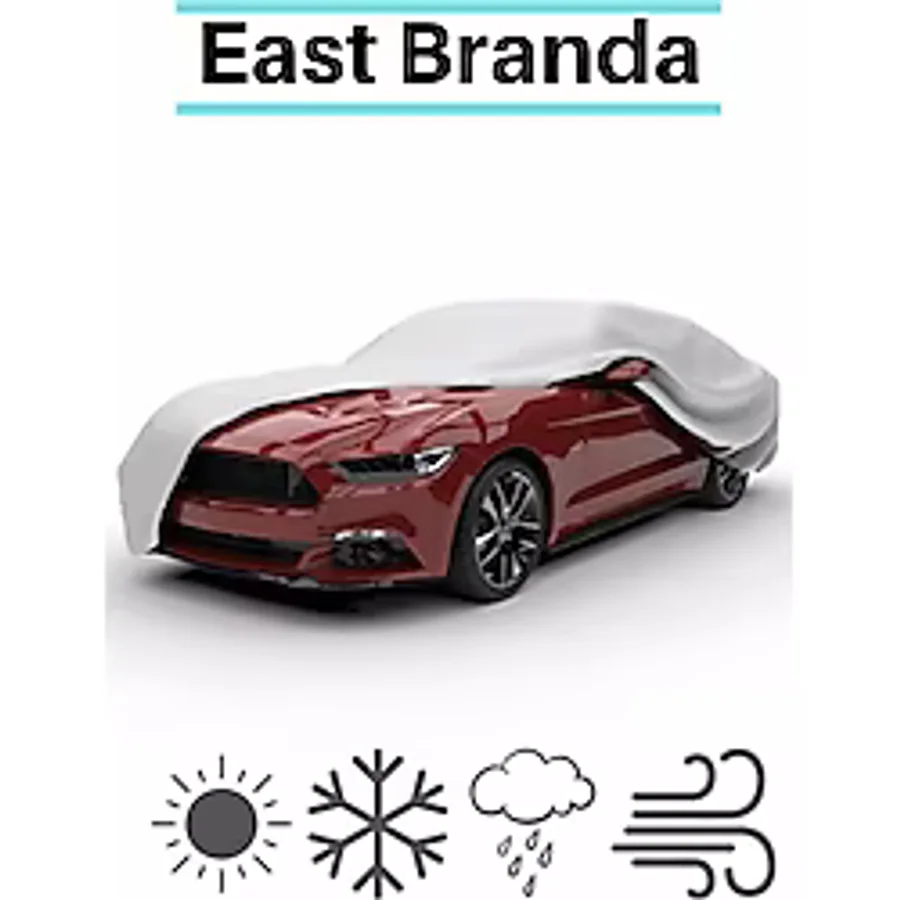 EastBranda Premium Lüks Kalite Fiat Egea Sedan Miflonlu Oto Brandası,araba Örtüsü