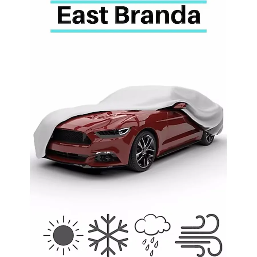 EastBranda Premium Lüks Kalite Fiat Egea Sedan Miflonlu Oto Brandası,araba Örtüsü