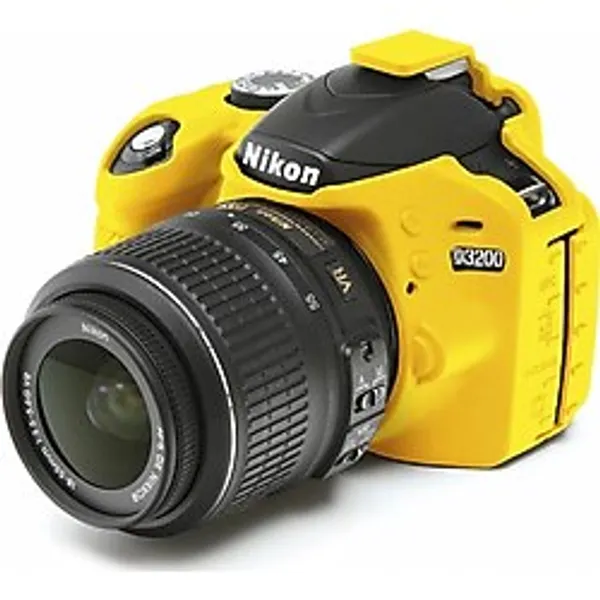 EasyCover Silikon Kılıf (Nikon D3200 Sarı)