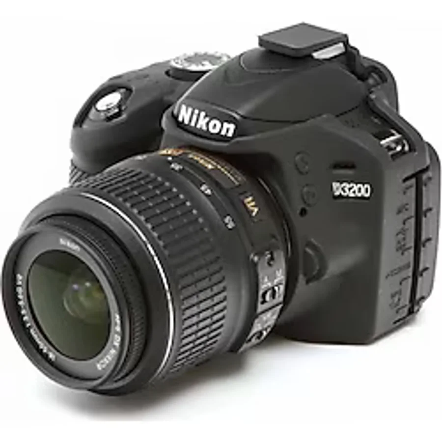 EasyCover Silikon Kılıf (Nikon D3200 Siyah)