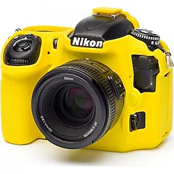 EasyCover Silikon Kılıf (Nikon D500 Sarı)