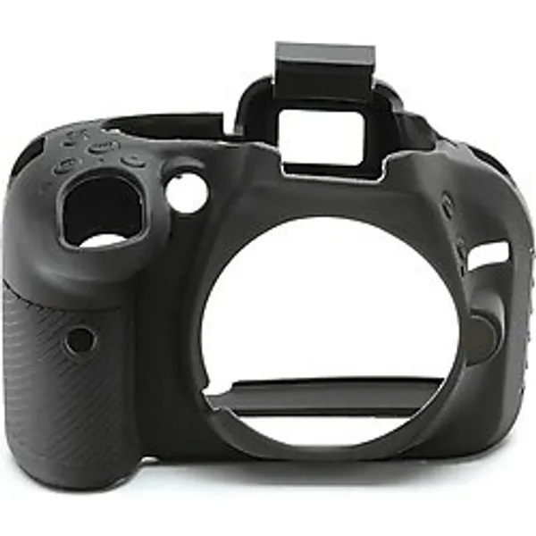 EasyCover Silikon Kılıf (Nikon D5200 Siyah)