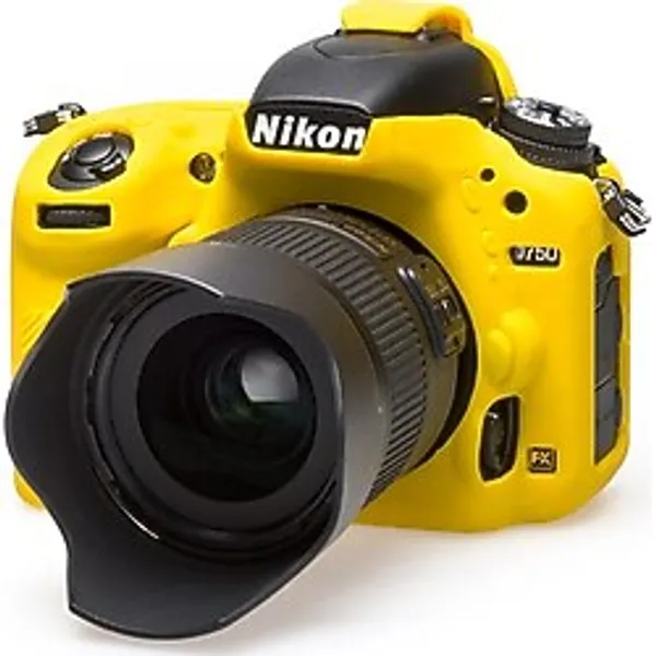 EasyCover Silikon Kılıf (Nikon D750 Sarı)