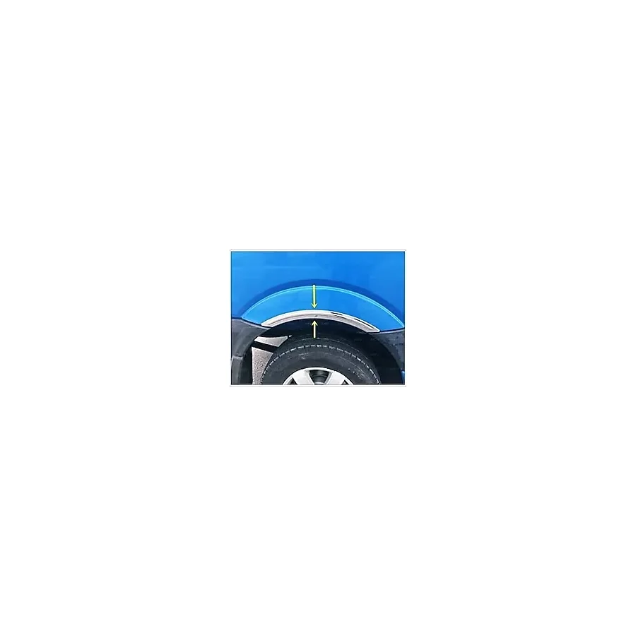 EBAL OTO AKSESUAR Krom Çamurluk Nikelajı 4 Prç 2006 ve Üzeri Mercedes Sprinter W906 ile uyumlu
