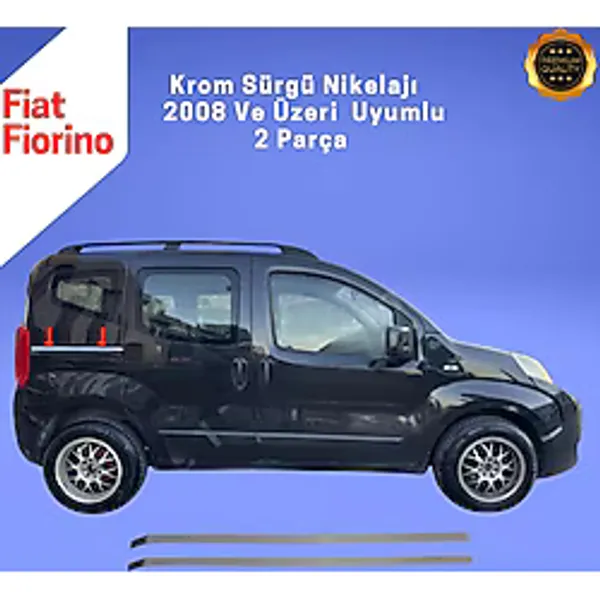 Ebal Oto Fiat Fiorino Krom Sürgü Nikelajı 2 Parça 2008 Üzeri P.çelik