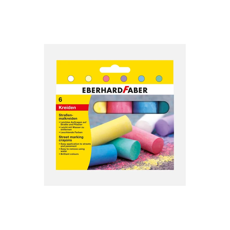 Eberhard Faber Sokak Işaretleme Pasteli 6 Renk