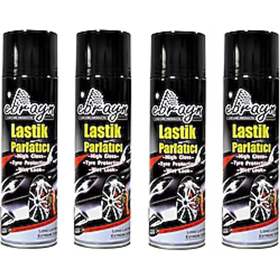 Ebrayn Premium Lastik Parlatıcı 500 ml 4'lü