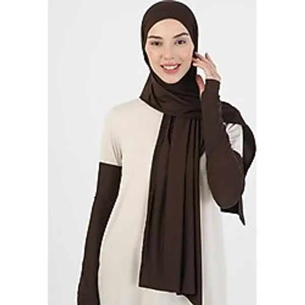 ec ecardin Mikro Şal ve Kolluk Seti - Pro Spor Tesettür Set - Açık Kahve - ( ST097 ) , ( ID 2909708 )