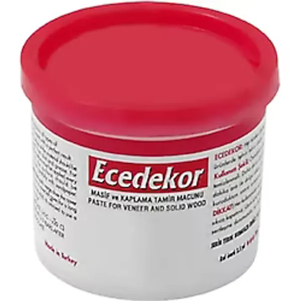 Ece Dekor Ahşap Tamir ve Dolgu Macunu 125ML 200GR Maun