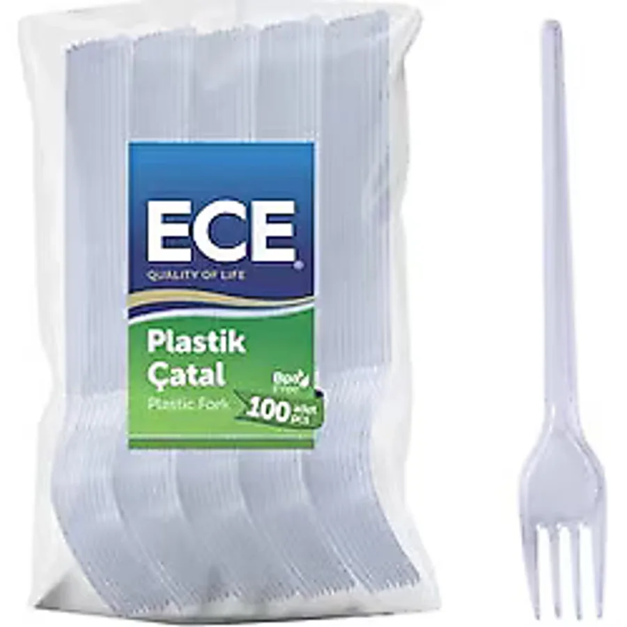 Ece Eko 100'lü Paket Plastik Çatal