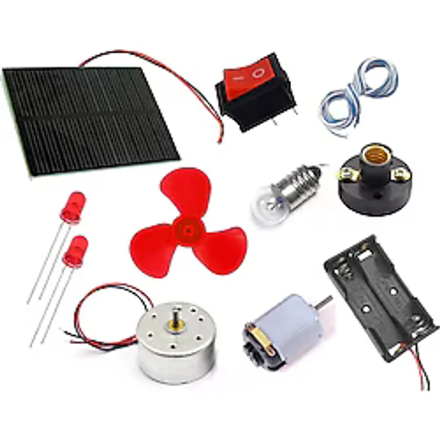 ECE KENDİN YAP GÜNEŞ RÜZGAR ELEKTRİK ENERJİSİ DENEY SETİ