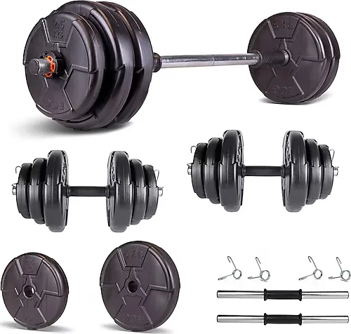 Ecg Hero Serisi 32 kg Dambıl ve Halter Seti