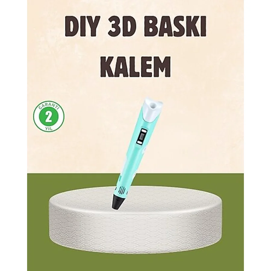 Eco Lounge Abs ve Pla Filament Destekli 3D Yazıcı Kalem