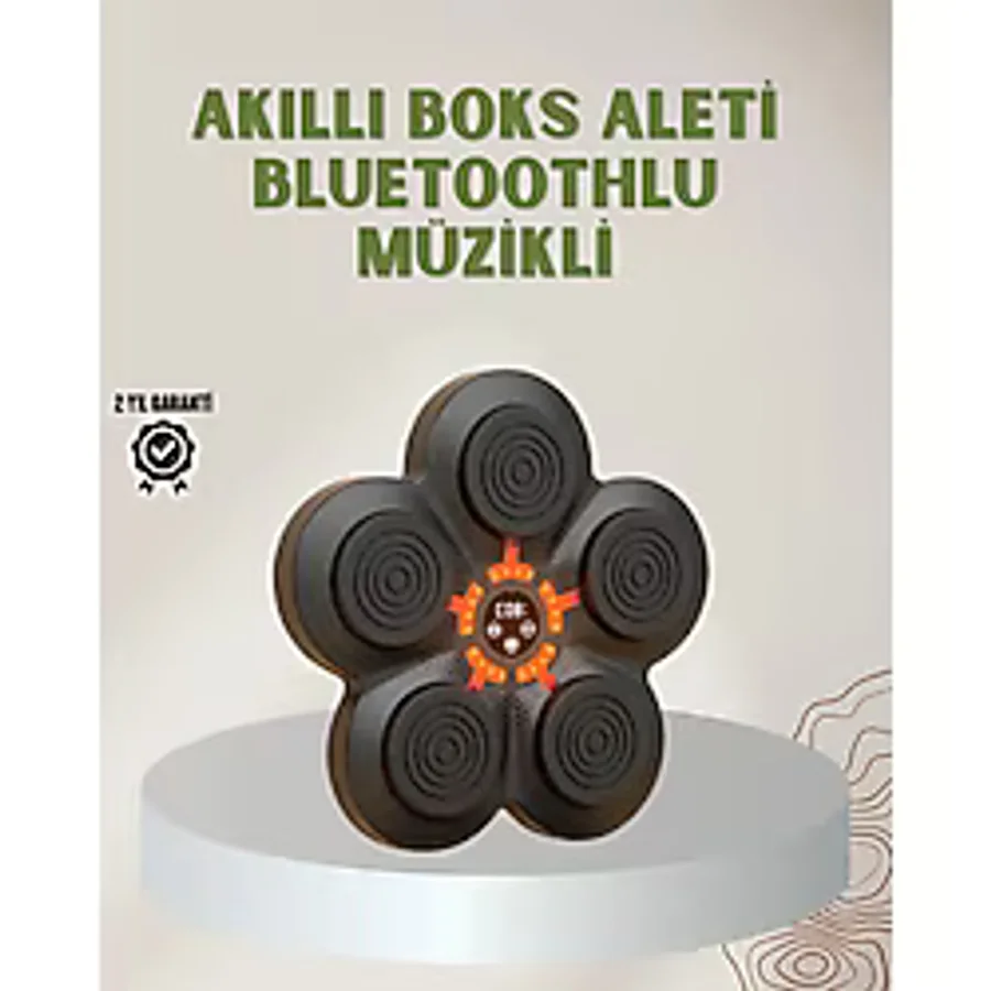 Eco Lounge Bluetoothlu Akıllı Boks Antrenman Cihazı Işıklı Hedefli Kardiyo ve Fitness Aleti