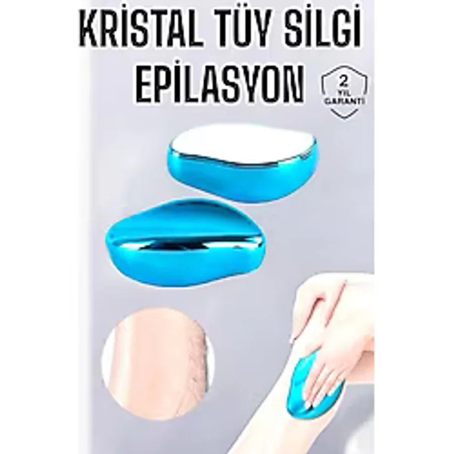 Eco Lounge Epilasyon Aleti Bacaklar Kollar İçin Yıkanabilir Kristal Epilatör Tüy Silgi