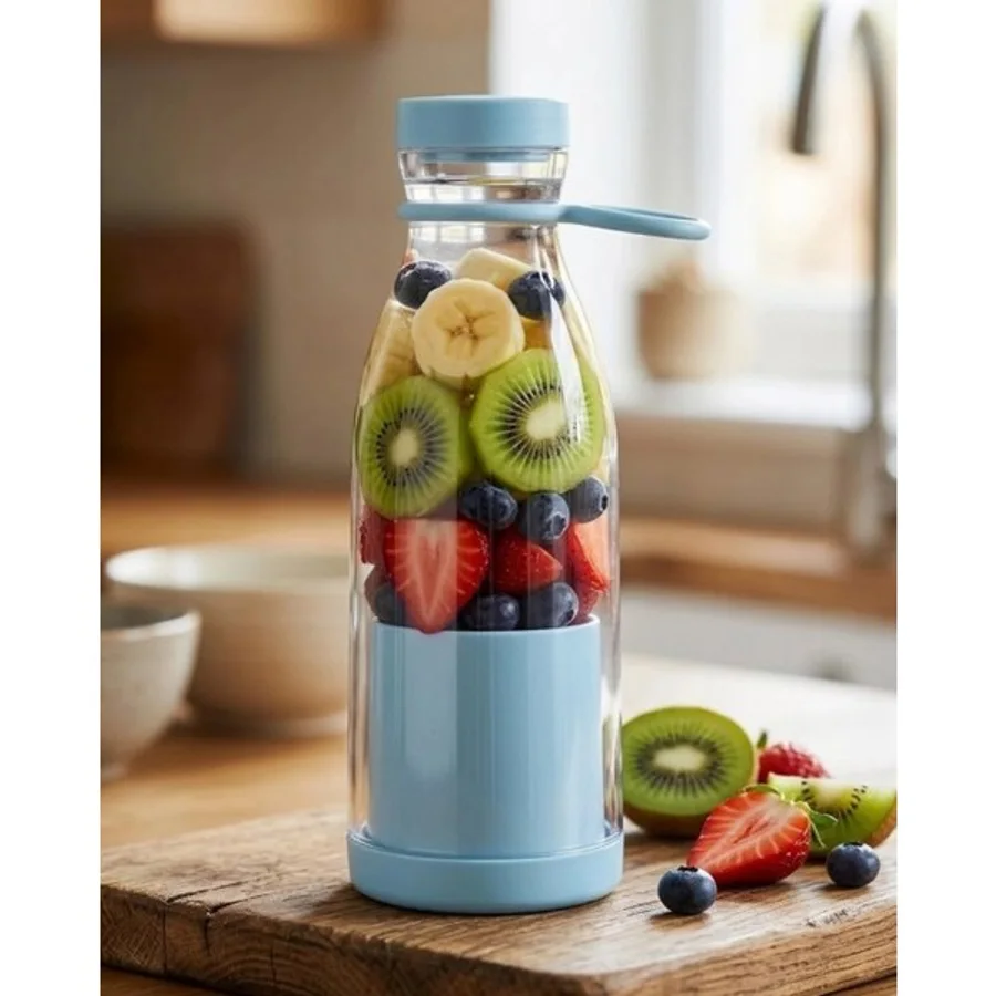 Eco Lounge Kablosuz Taşınabilir Blender 380 ml Smoothie Milkshake Meyve Karıştırıcı