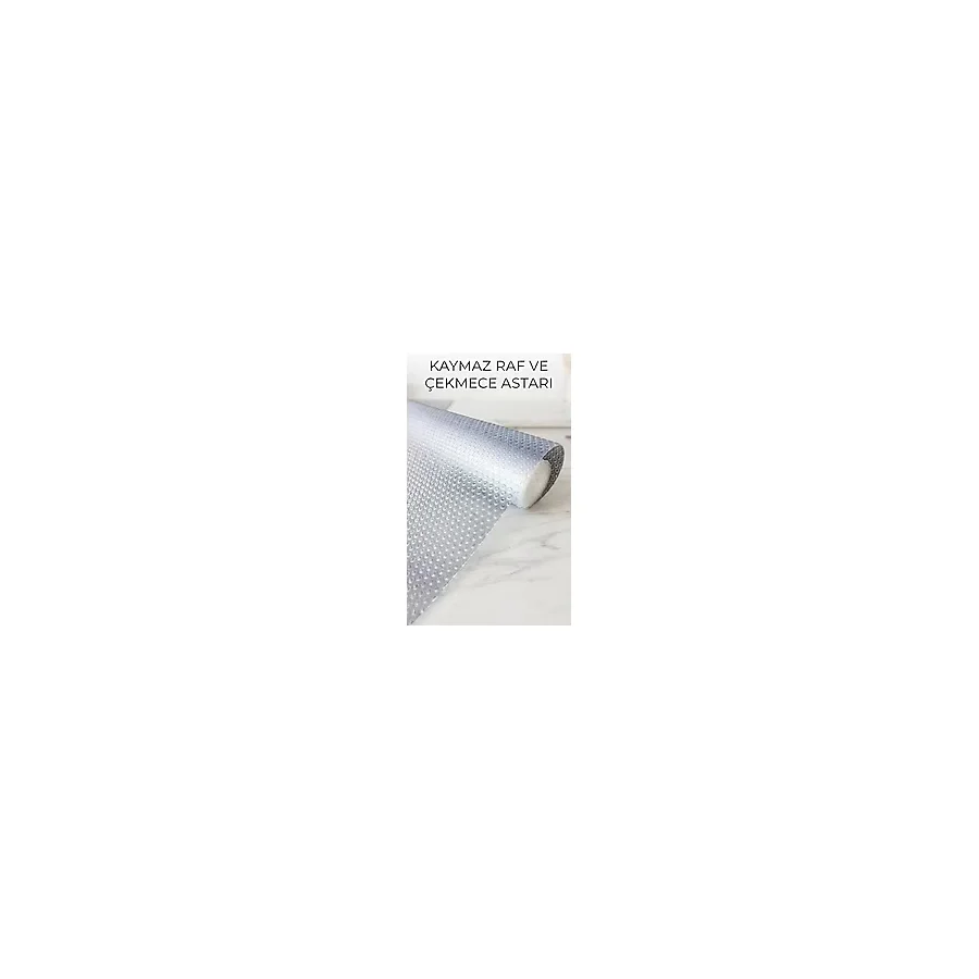 Eco Lounge Kaydırmaz Pvc Raf Örtüsü 45X300 cm Şeffaf Dolap Içi Koruyucu Kaplama