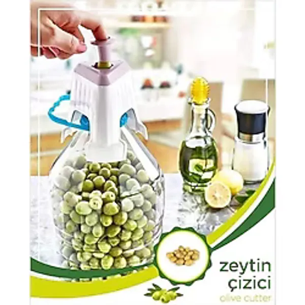 Eco Lounge Kolay Zeytin Dilme Çizme Aparatı Pratik Kolay Zeytin Çizici Alet