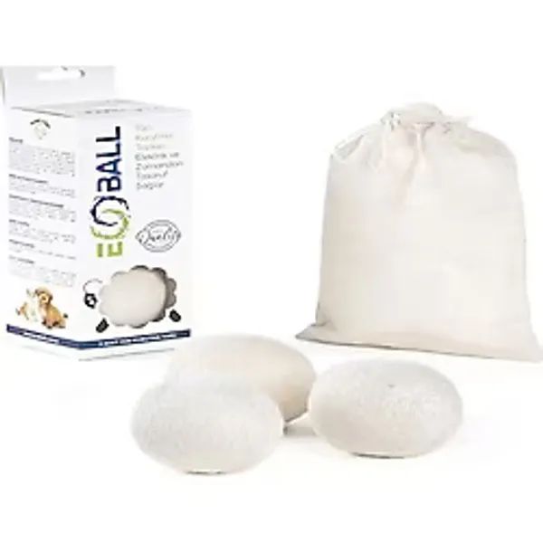 Ecoball Yün Kurutma Topları Çamaşır Kurutma Makinesi Kurutma Topu Doğal Yumuşatıcı (3 Adet)