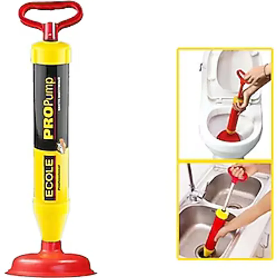 ECOLE Propump Klozet-Banyo-Lavabo-Gider Açma Pompası- Tıkanıklık Açma Pompası (İlaçsız Zahmetsiz)