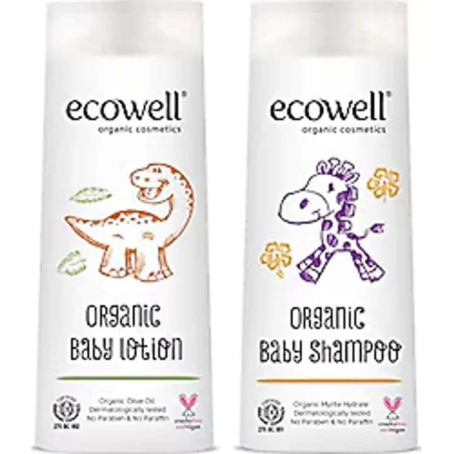 Ecowell Organik Bebek Bakım 2'li Set