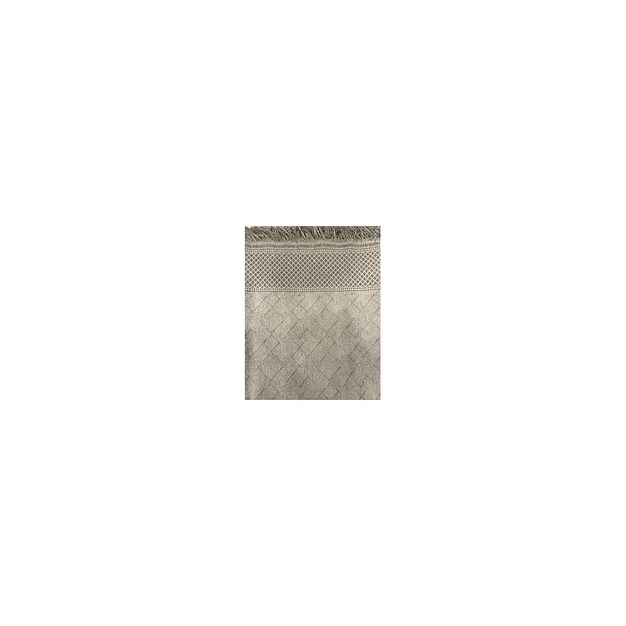 Ecre Koltuk Şal Çok Amaçlı Örtü - 170 x 220 cm - Krem - Gri
