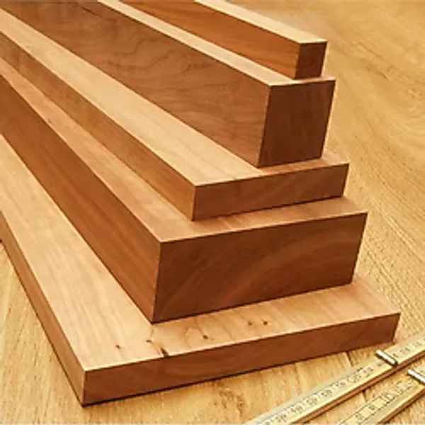 ECS Ahşap Kiraz Çıta Taslak Tahta Blok Planyalı Kereste - 4x4 cm Uzunluk: 100 cm