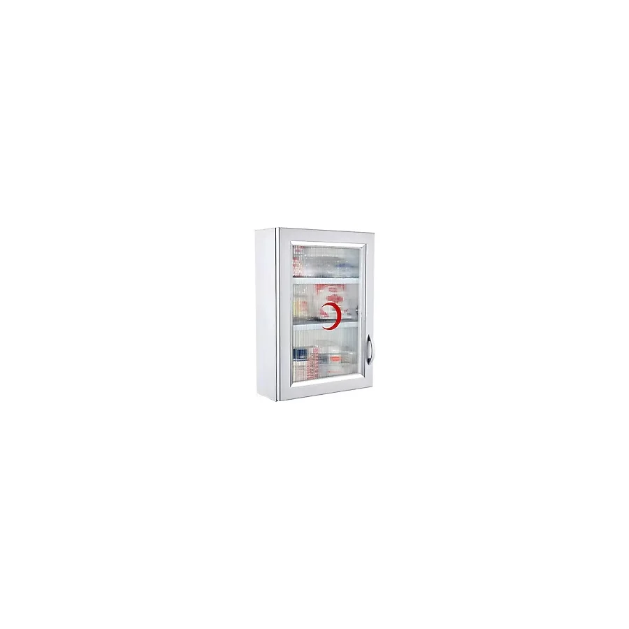 Ecza Dolabı İçi Dolu İlk Yardım İçerikli Pvc 50 x 35 x 16 CM 159 Beyaz