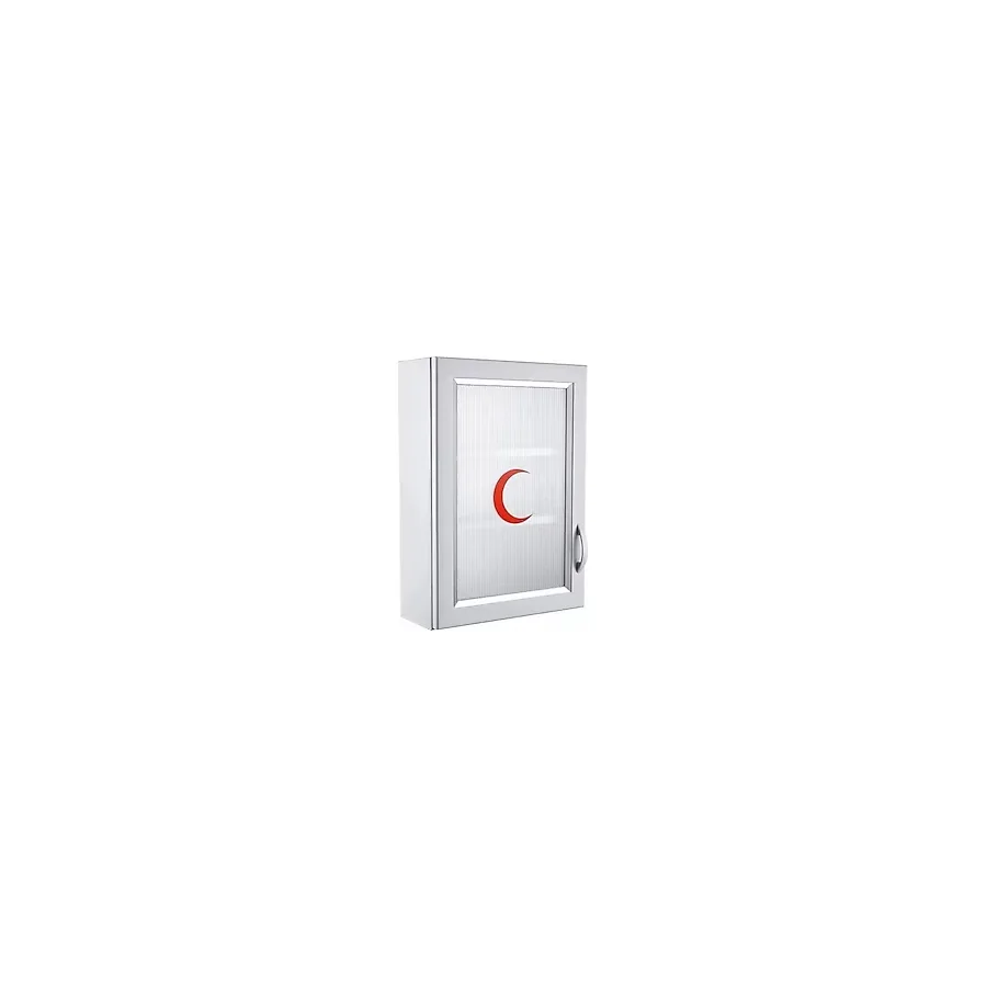 Ecza Dolabı Kapaklı Pvc İlk Yardım Dolabı 50x35x16 Cm 159