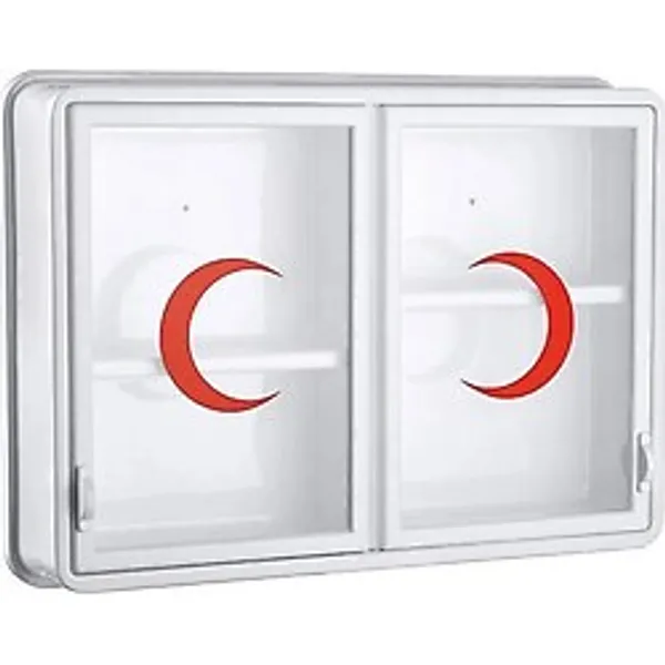 Ecza Dolabı Pratik Açılır Kapanır Kapaklı 45cmx35cmx10cm-156
