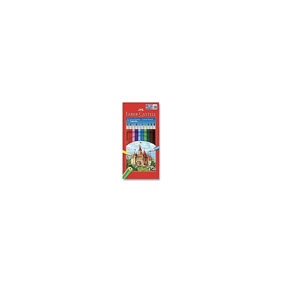 Ed Kırtasiye Faber Castell Kuru Boya Red Line 12 Karton Kutu