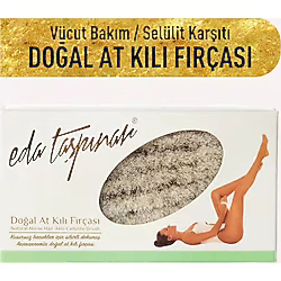 Eda Taşpınar Doğal At Kılı Fırçası krem
