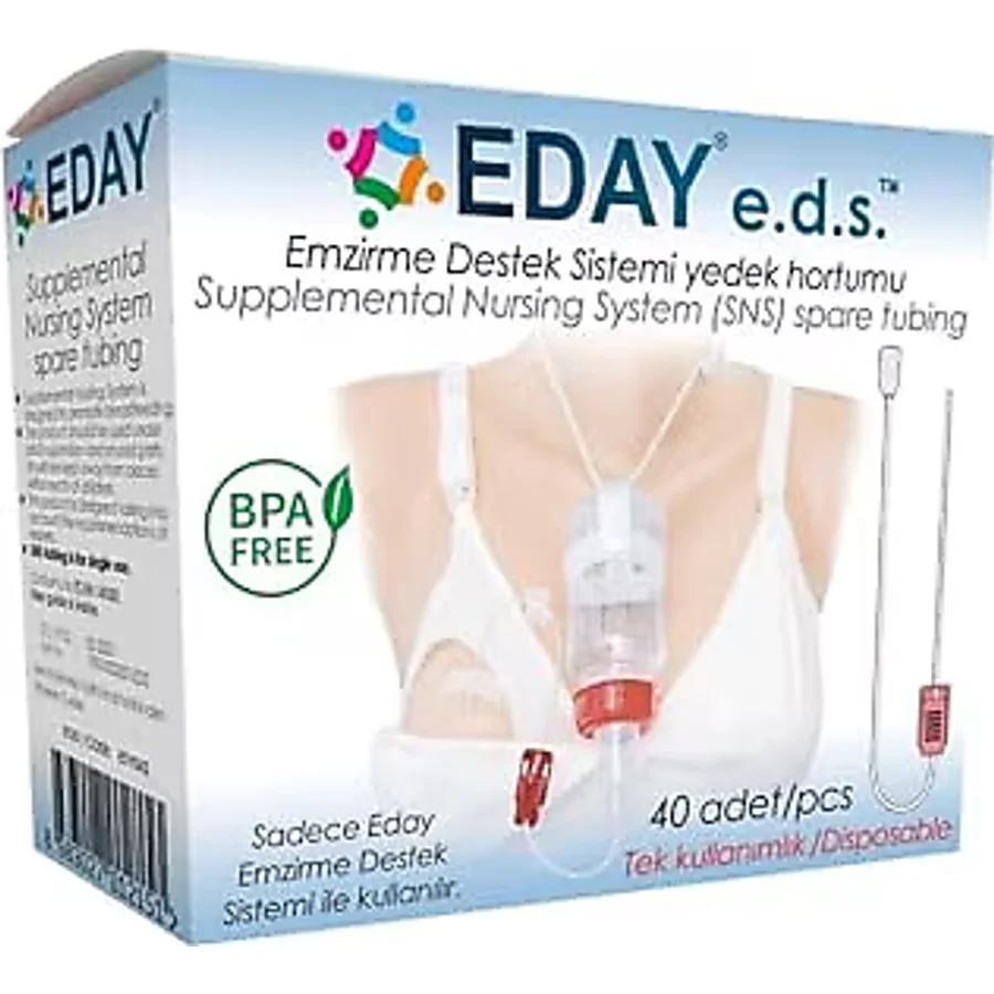 Eday Eds Emzirme Destek Sistemi Yedek Hortum (40 Adet) E-40