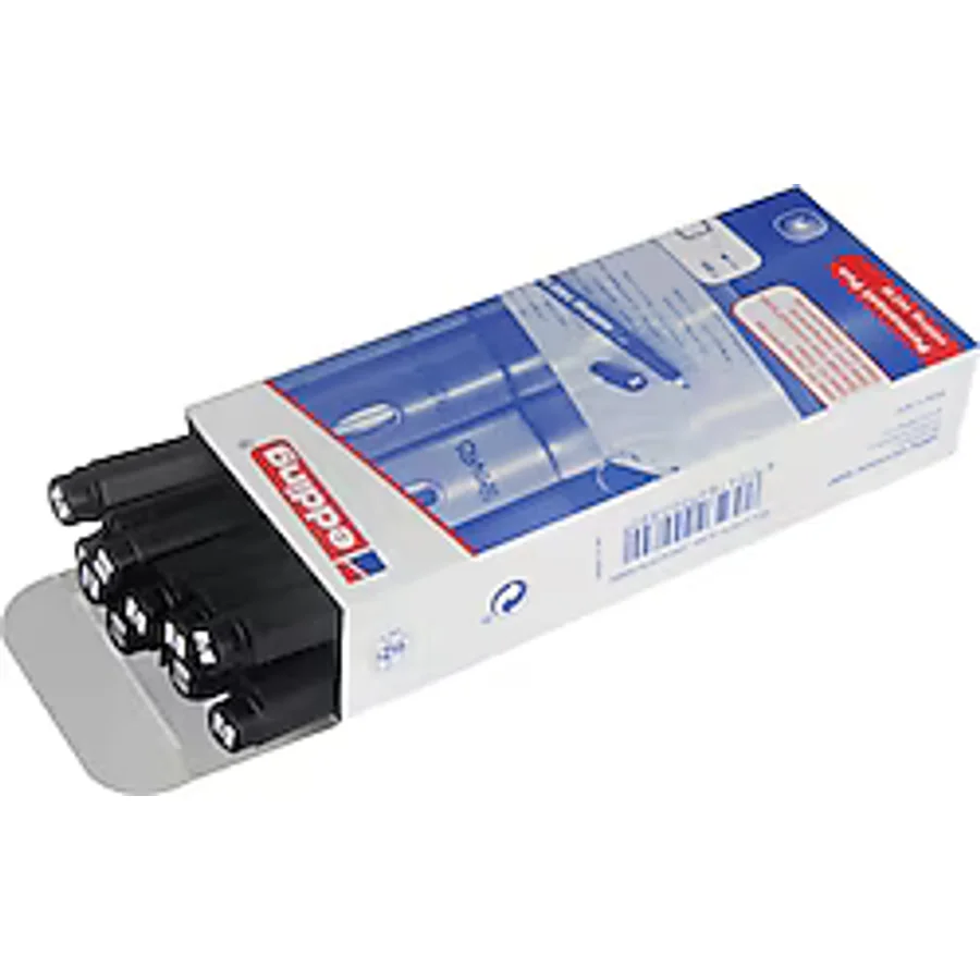 Edding 142M 10'lu Paket Asetat Kalemi Siyah