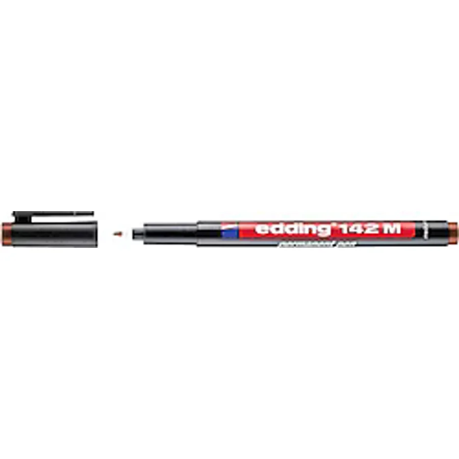 Edding 142M Asetat Kalemi Kahverengi